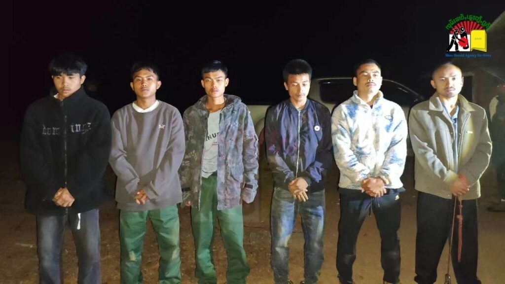 Six suspects were arrested Six suspects were arrested