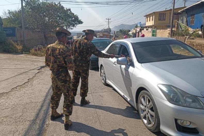 The military is stopping and checking commuters The military is stopping and checking commuters