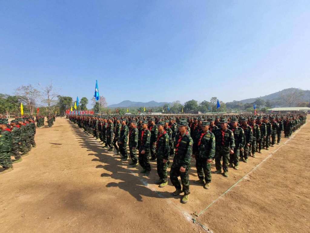 Troops from the Restoration Council of Shan State Shan State Army (RCSS SSA)