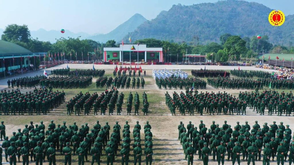 Troops from the Shan State Progress Party Shan State Army (SSPP SSA)