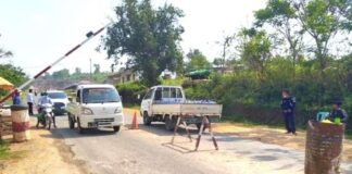 Village Administrator Abducted and Killed in Ywangan Amid Rising Targeted Violence A checkpoint at the entrance to Ywangan Township