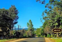 Residents Say Junta and PNO Soldiers Demand Food in Ywangan Villages A road leading to Ywangan Township, southern Shan State