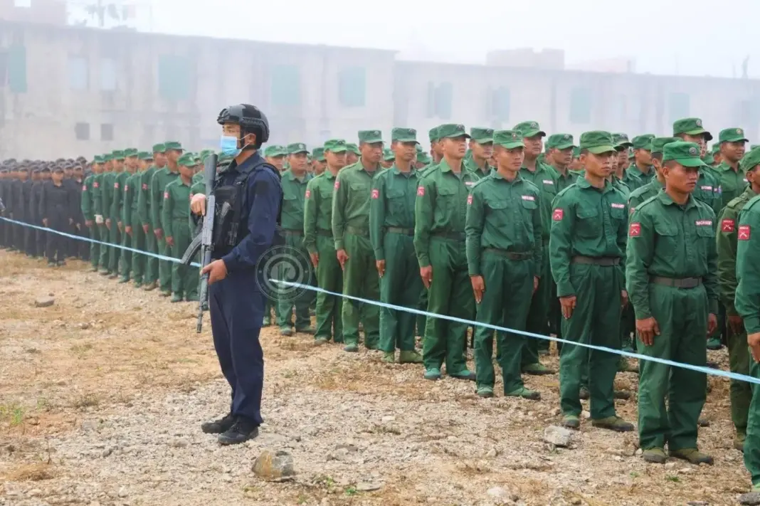 MNDAA troops in Shan State MNDAA troops in Shan State