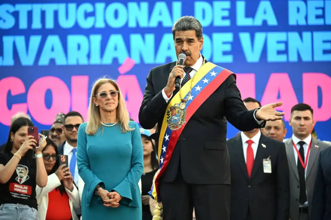 Nicolás Maduro and his wife, Cilia Flores, pictured together in public during his presidency