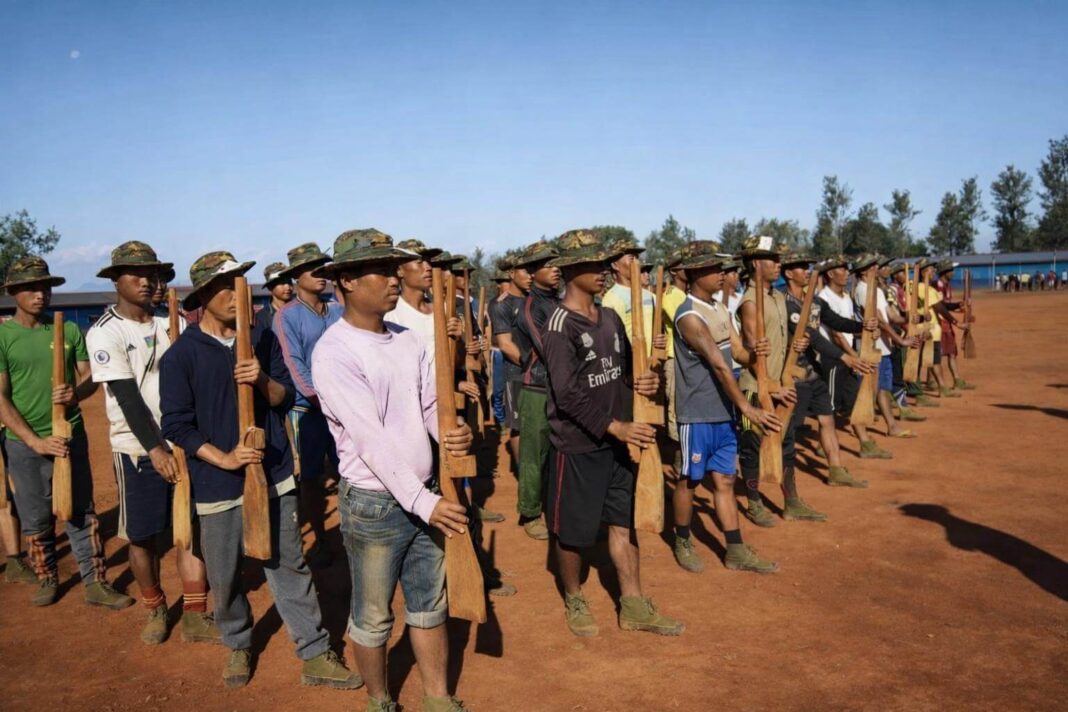 PNOPNA members during a training session in Southern Shan State