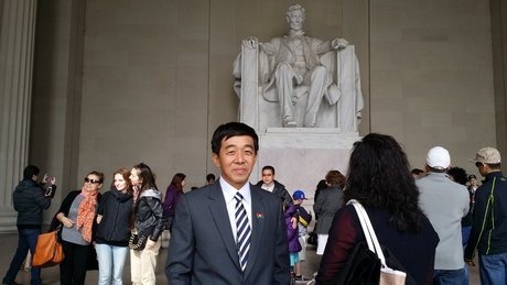 Lieutenant General Gun Maw during his visit to the United States