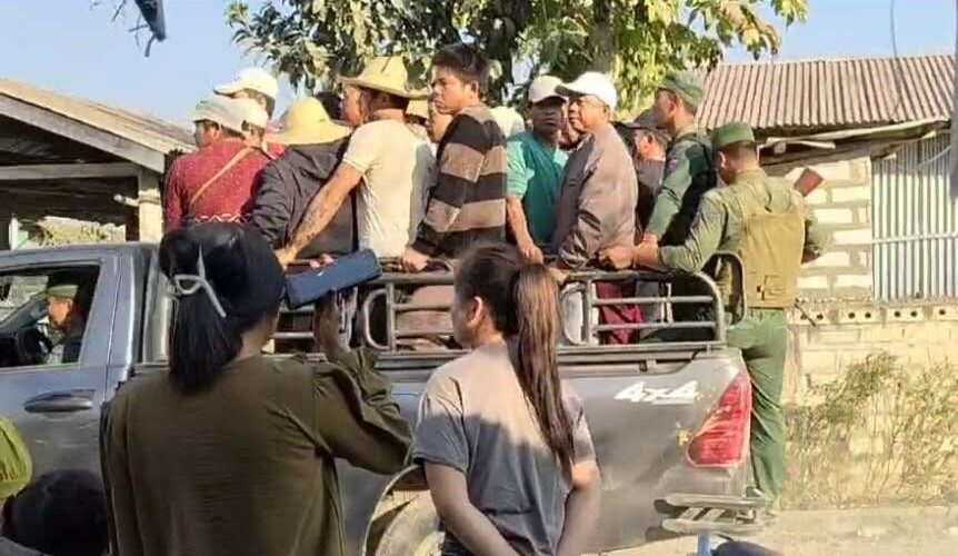Villagers were detained by the Myanmar National Democratic Alliance Army (MNDAA)