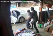 Unidentified Armed Group Kidnaps Young Woman in Lashio CCTV footage shows the moment a 23 year old woman was abducted by unidentified armed men in Lashio