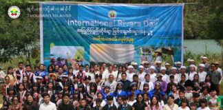 The Salween in Crisis: A Lifeline Poisoned by Mining, Conflict, and Greed People gather for a group photo in observance of International River Day