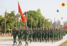 Junta Holds Two Villagers After Clash With SSPP/SSA in Kyaukme SSPP SSA troops