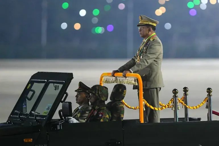 Senior Gen Min Aung Hlaing Photo AFP
