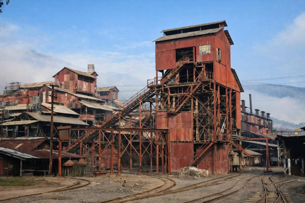 The Namtu Bawdwin Mine in northern Shan State, a historic mining hub at the center of recent eviction concerns