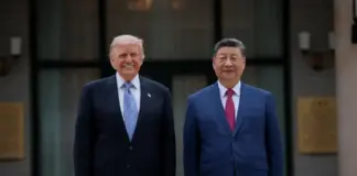 THE ROSE GARDEN TRUCE: How Trump and Xi Bought Time, Not Peace Donald Trump and Xi Jinping pose for a photograph during the visit