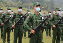 MNDAA Prepares Gold Mining Project in Northern Shan State, Residents Concerned MNDAA troops are seen in northern Shan State, where the group is reportedly preparing to begin gold mining operations in Hsipaw Township