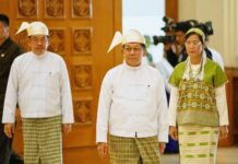 THE PRICE OF IMPUNITY: How Universal Jurisdiction is Breaking Myanmar’s Military Regime Min Aung Hlaing, Myanmar’s self proclaimed president, is pictured at center