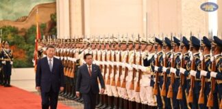 Junta Chief’s Beijing Visit Highlights Gap Between Diplomacy and Border Realities Min Aung Hlaing during an official visit to China