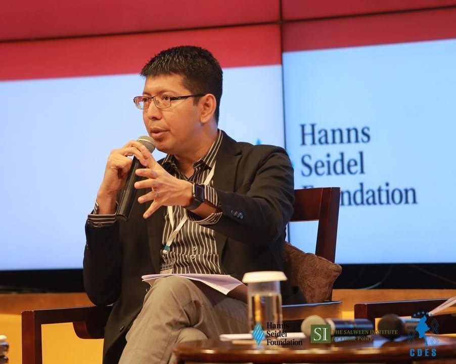 Min Zin, director of the Myanmar Institute for Strategy and Policy (ISP Myanmar) (Photo The Salween Institute for Public Policy)