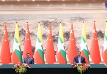 THE KYAUKPYU PARADOX: How China’s Support for the Junta Guarantees Project Failure Myanmar junta chief Senior General Min Aung Hlaing meets with Chinese President Xi Jinping during his official visit to China