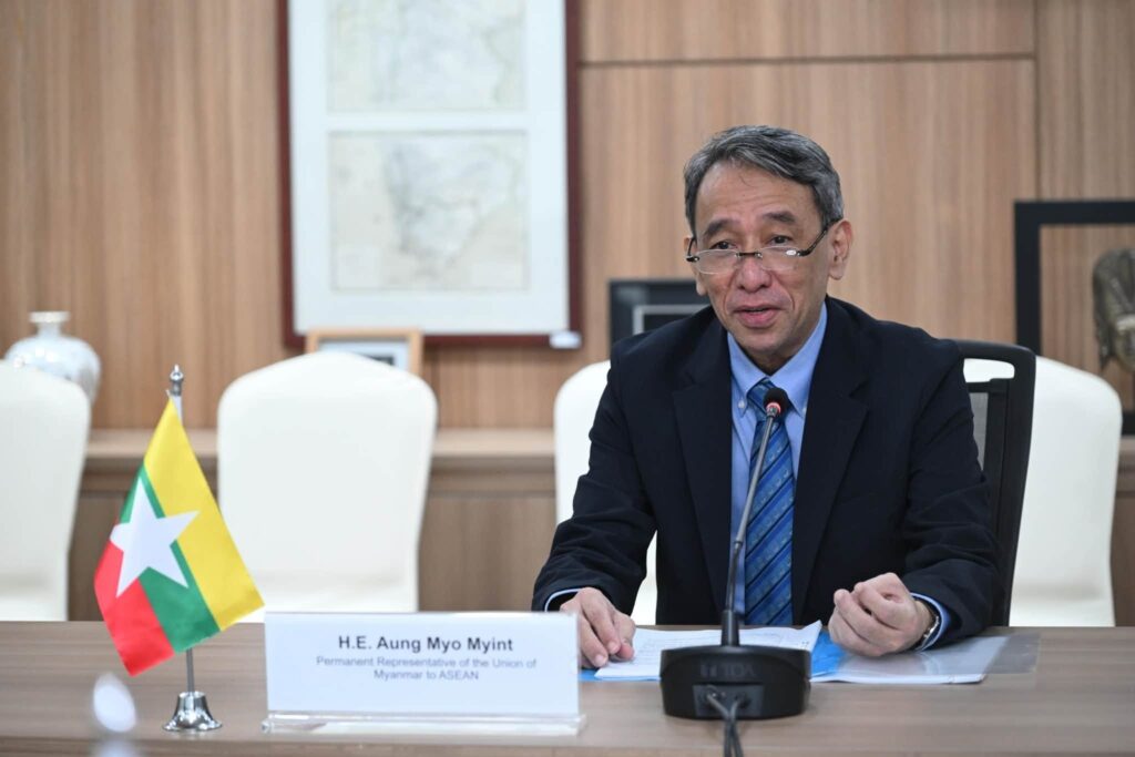 Aung Myo Myint, the Myanmar regime's representative to ASEAN