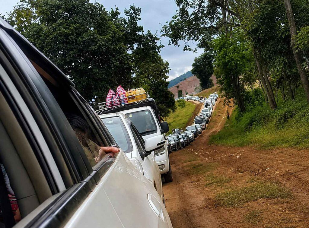 Karenni IDPs who fled the conflict seek refuge in Taunggyi Township
