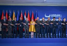 THE FRACTURED CONSENSUS: How Myanmar’s Rejection and ASEAN’s Schism Threaten the Region’s Future Philippine Foreign Minister Maria Teresa Lazaro joins fellow ASEAN leaders in the traditional ASEAN hand holding
