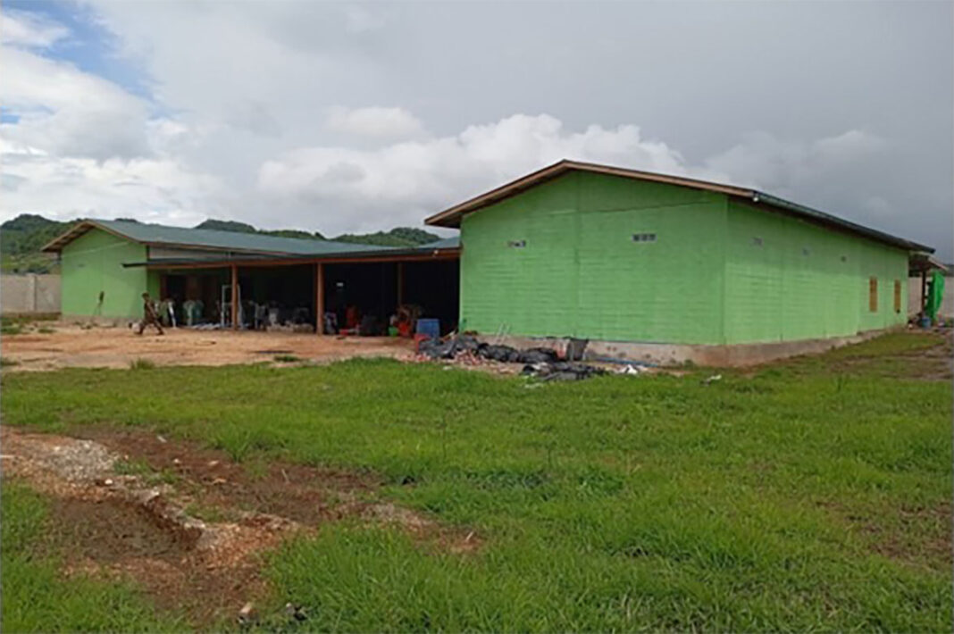A cyber scam compound in Shan State