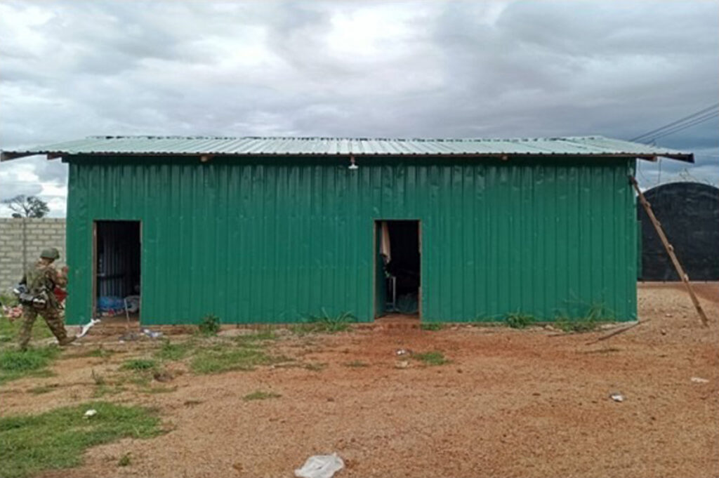 A cyber scam compound in Shan State