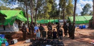 Cyber Scam Hubs Expand Across Shan State Despite Crackdown A scam compound raided by authorities in Shan State