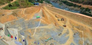Billions for the Dam, Nothing for the Displaced: Junta Revives Upper Yeywa Project Construction work at the Upper Yeywa Hydropower Project in Kyaukme Township