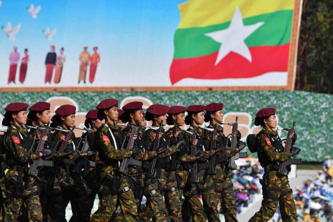 Myanmar junta troops