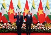 THE DIPLOMATIC LIFELINE: Min Aung Hlaing’s Vietnam Visit and the Erosion of ASEAN Consensus Vietnamese Prime Minister Le Minh Hung (right) and Myanmar military regime leader Min Aung Hlaing
